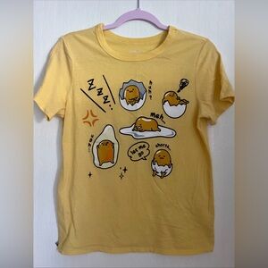 Gudetama Women's Yellow Short Sleeve Tee